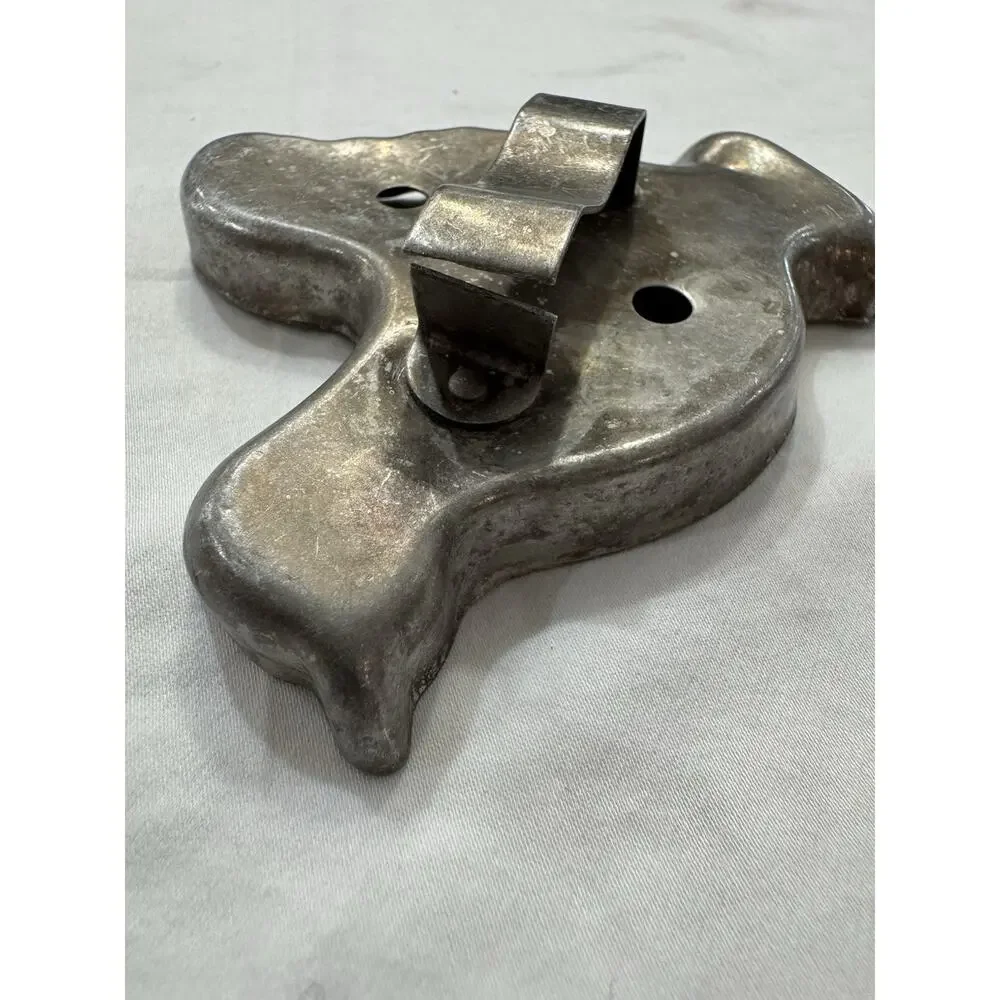 Vintage Silver Tin Cookie Cutters Animals